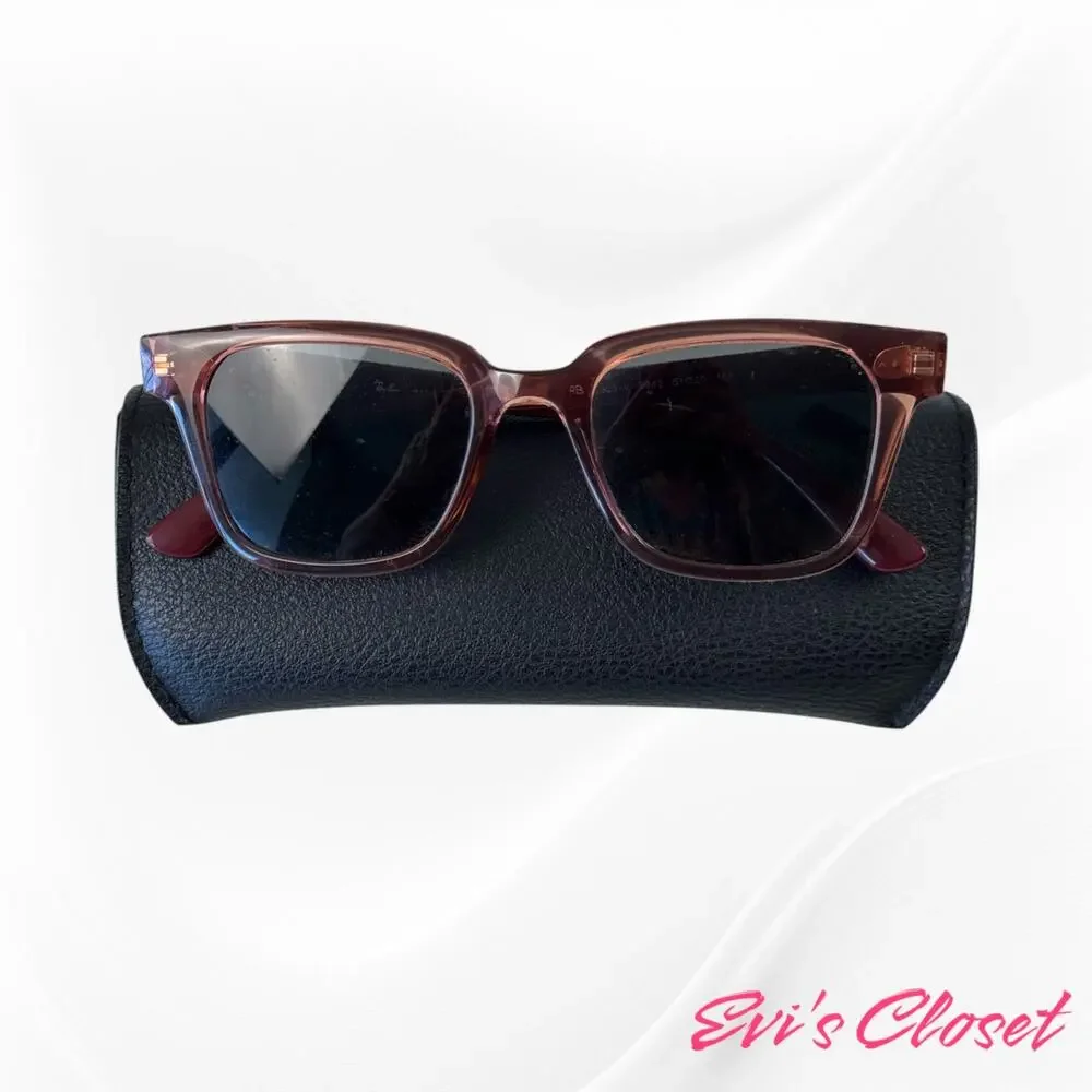 Ray-Ban RB 4323 V 5942 Light Red Eye Glasses Please Read Specs In Description